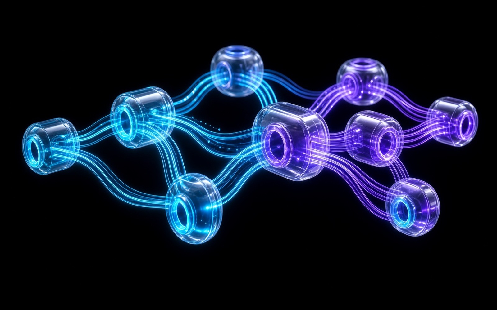 Preview of a business automation and integration workflow